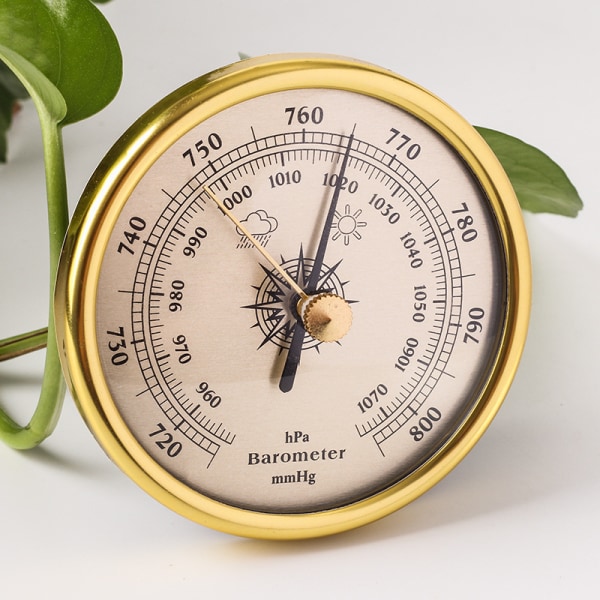 Hushållsväderstation Barometer Termometer Hygrometer Vägg H