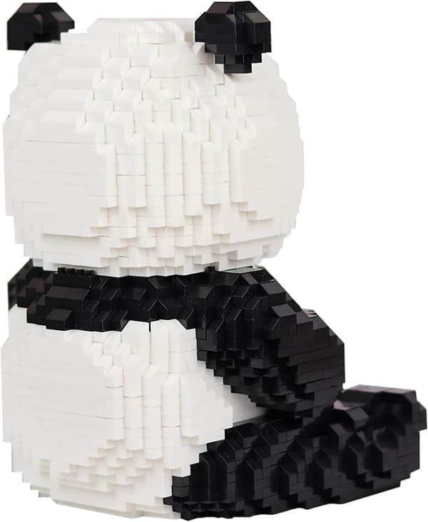 Panda Mikro Byggeklodser Dyr Mini Byggelegetøjs Klodser, Version Tilfældig