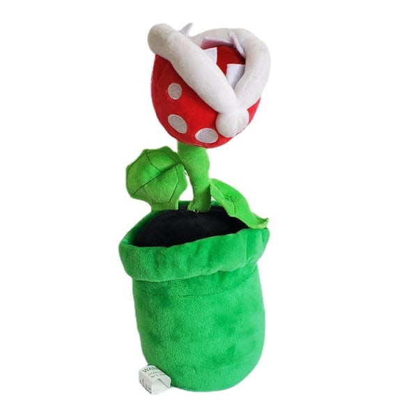 Super Mario All Star Collection 1594 Piranha Plant Plys Legetøj, 9\"