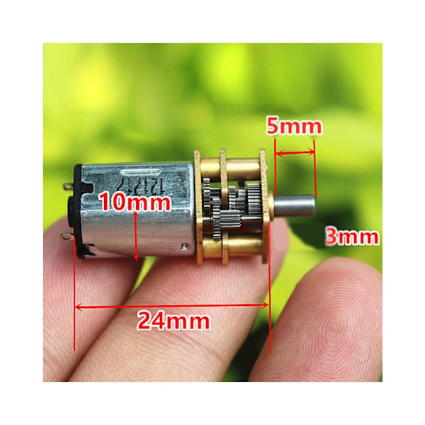 DC3V3.7V5V 6V tarkka N20 hidastusmoottori mikro DC-moottori metallivaihde 66