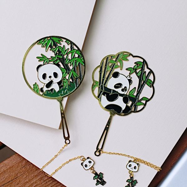 2 panda bogmærker, bogmærker, læsebogmærker