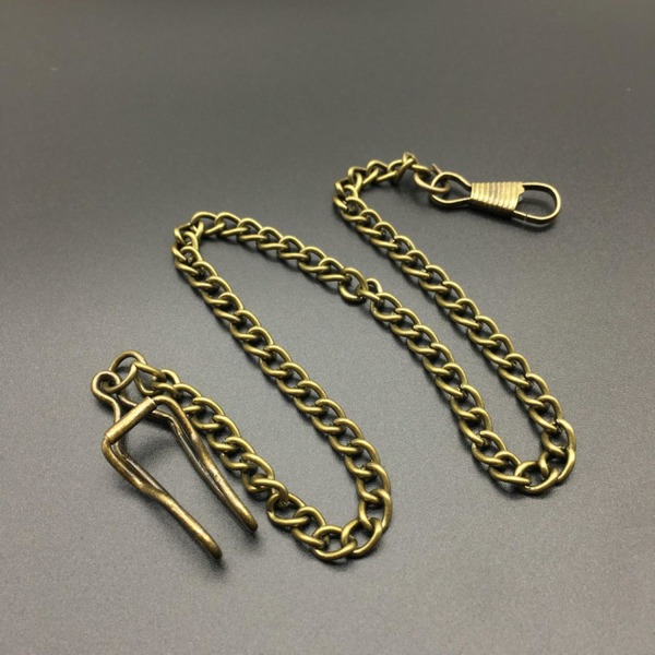 Unisex vintage legering lommeur Link Chain Halskjede Smykker Gift Decor
