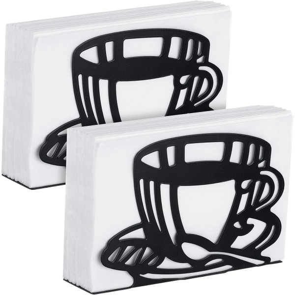 2 stycken servetthållare kaffekoppsservetthållare bordsservetthållare