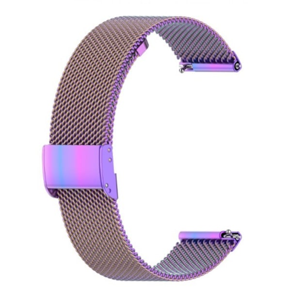 22mm klokkestropp for smartklokke, universell smartklokke i metallstålnett med hurtigutløsning, erstatningsstropper for menn og kvinner (rose gull, 22mm)