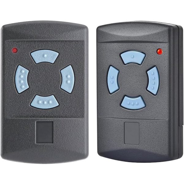 2PCS Universal Gate Fjärrkontroll HSM4 868 MHz, Gate Fjärrkontroll med 4 Knappar Kompatibel Hörmann HS1, HS2, HS4, HSZ1, HSZ2, HSP4, HSD2