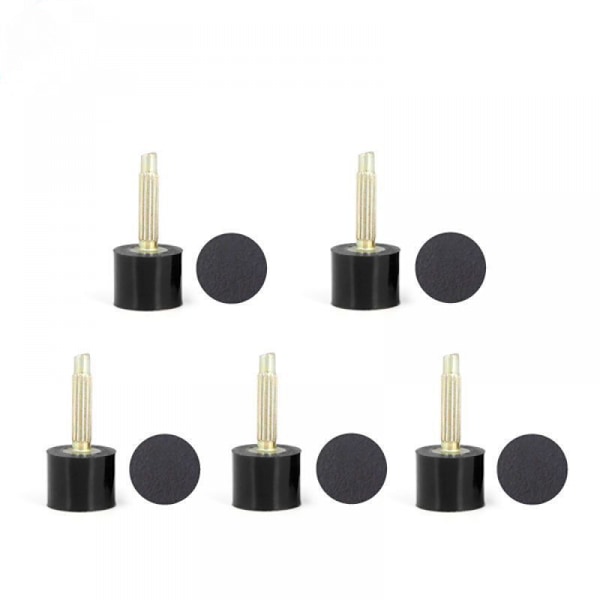 High Heel Tips Replacement NonSlip TPU Round Shoe Repairing Dowels for Women 5 Pairs