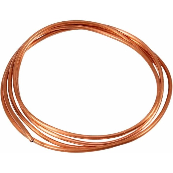 -Kobberrør, 2 m, blødt kobberrør, udvendig diameter 4 mm x indvendig diameter 3 mm, rørruller til køleledninger (udvendig diameter 4 mm, indvendig diameter 3 mm)