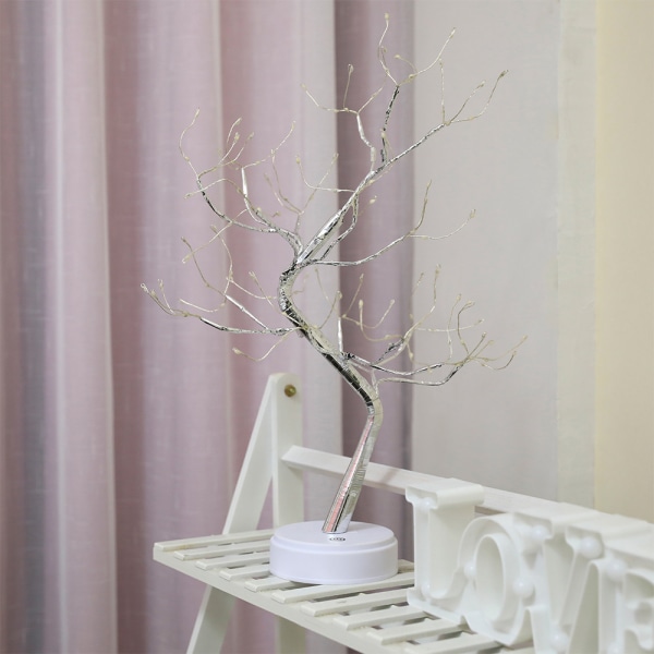 1 st Fairy Light Tree för rumsdekor, estetiska lampor för vardagsrum, söta