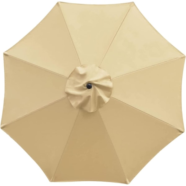 Udskiftningscover til Cantilever Parasol, 3m, 8 Ribber, UV-beskyttelse, Vandtæt, Reservedel til Altan, Have, Pool og Strand