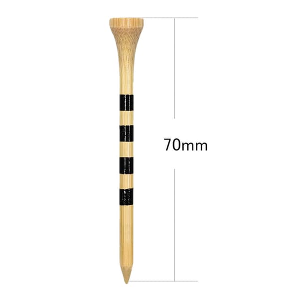 100 st bambu golf tees stabila långa trä golf tees för golfaktiviteter