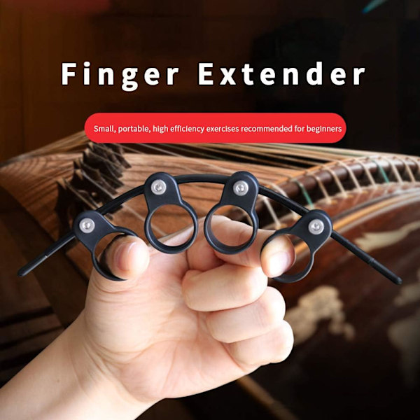 Justerbar fingerspridare - Motståndsband för gitarrbaspiano - Fingersnabbhetssystem - Handstyrketillbehör