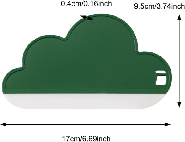 Liten squeegee - Cloud Mirror Multifunksjonell dusjsqueegee - Multifunksjonell squeegee for kjøkkenbenk, 2 stk