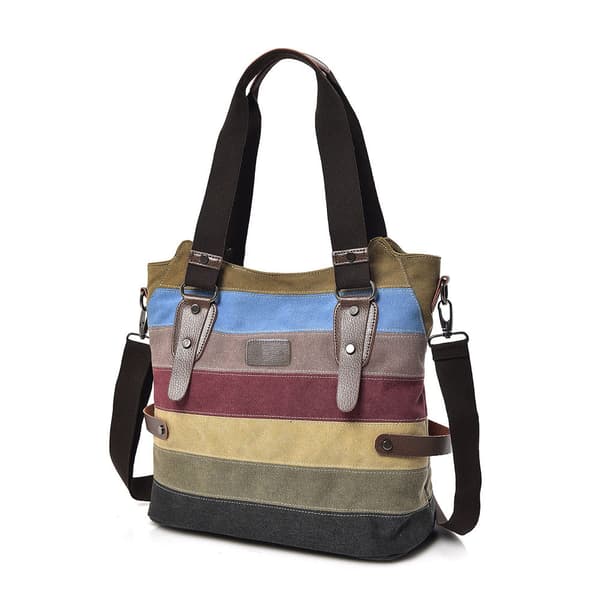 Messenger Skuldertaske i Canvas