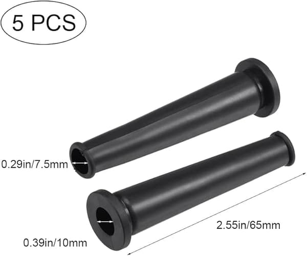 5-pack gummikabelskydd kompatibla kabelhantering, trådförädling, kabelhantering på kontoret