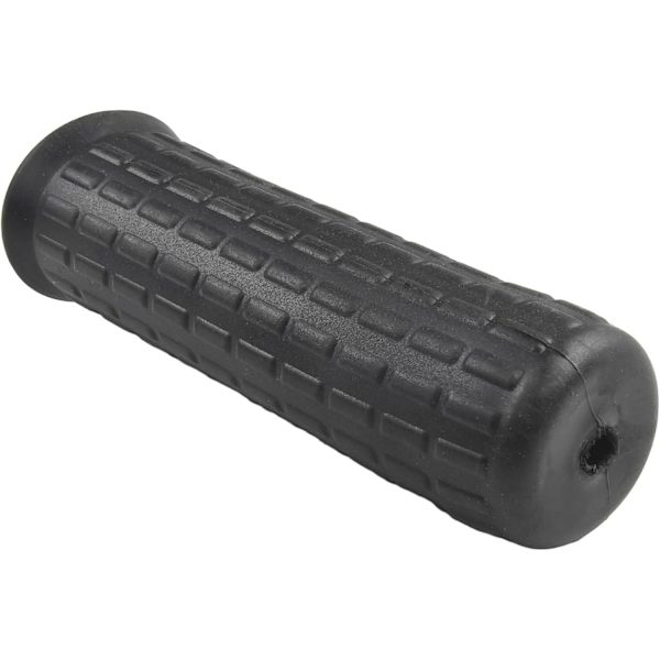2 stk. Anti-Slip Håndtag i Plastik til Trillebør, Universelt Tilbehør, Runde Rør til Havevogn, Sort (114 x 20mm)