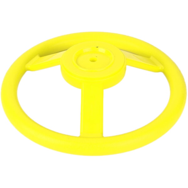 Plastleksak för utomhuslekplats, liten ratt, gungtillbehör (gul)