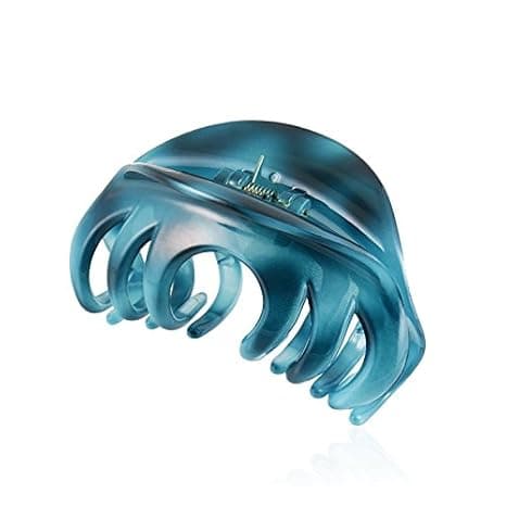 Stor Chic Styling Hårklämma Organisk Glas Hårklämmor Klämmor