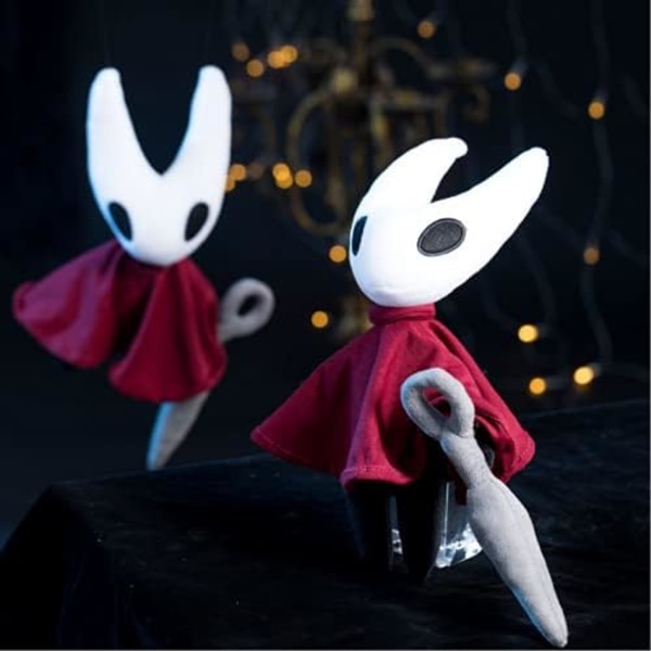 2 stk Hollow Knight spilldukke plysj pute plysjleke