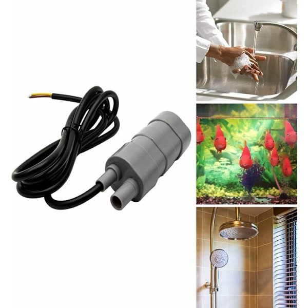 Nedsänkbar vattenpump, 12V nedsänkbar vattenpump, högflödessneaker för R