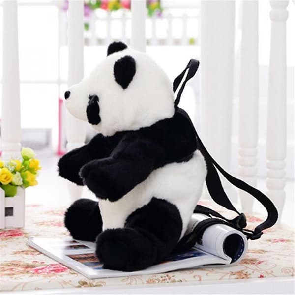 Lasten pehmoinen panda-reppu