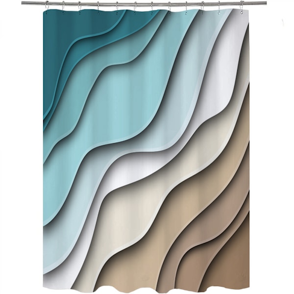 Farverigt bruseforhæng, 100cm*180cm