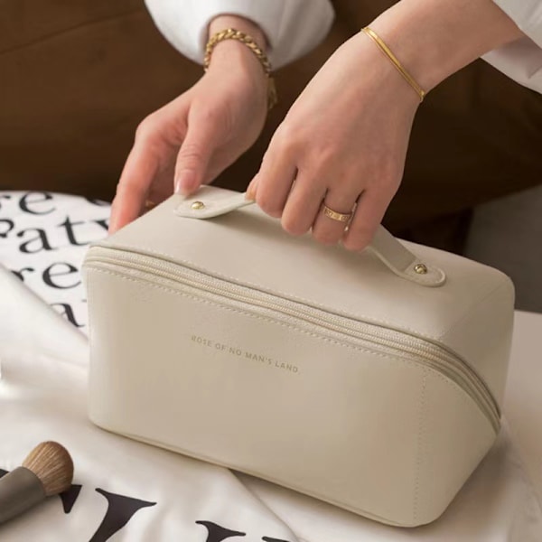 Make-up taske / Nødvendig - Taske til Make-up - Makeup Taske Beige