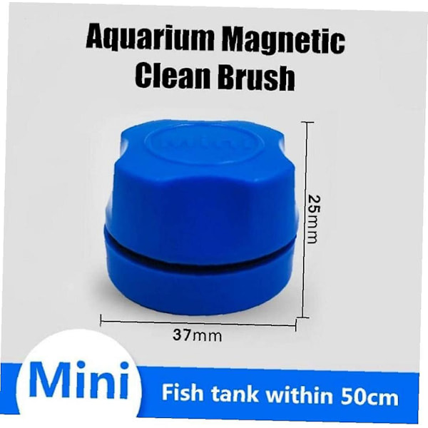 Akvariefisk Tank Magnetisk Rengøringsbørste Flydende Alger Skraber Kurve Glas
