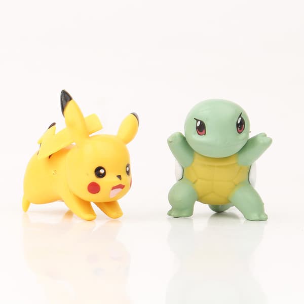 8 stk. Pikachu-figurer (2-4CM)