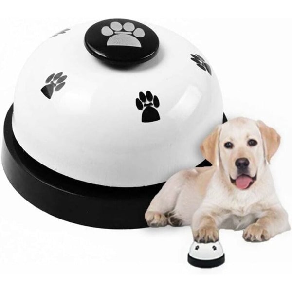 Pet Training Bell - Hundinteraktionsklocka (vit)