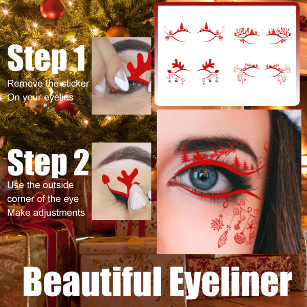 Eyeliner Stickers Kosmetikk, Eyeliner Tatoveringer