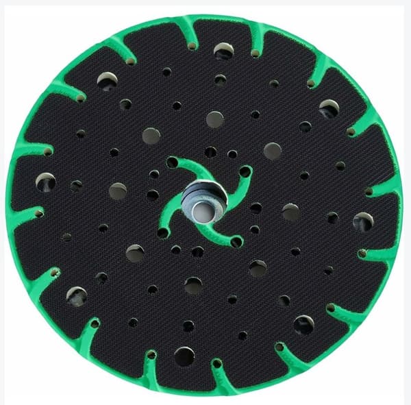 150 mm slipeplate med støvavsug