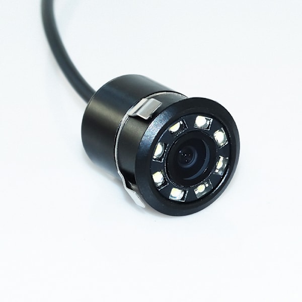 Backkamera - 1 PC Bil 8 LED Backspegelkamera med Vattentät Nattseende Backkamera