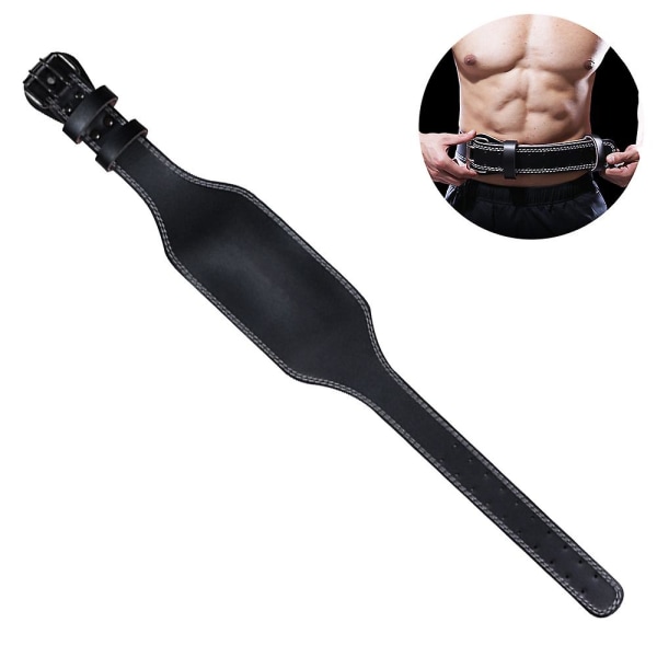 Fitness Lever Viktbälte i Läder, Bälten för Styrkelyft