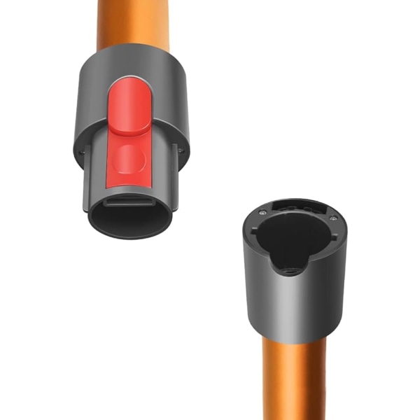 Forlengelsesrør for Dyson V7 V8 V10 V11 støvsugere, 73 cm (oransje)