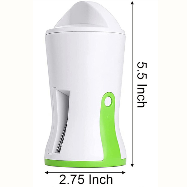 Kraftig spiralizer grønnsakskutter hvit+grønn 14*7cm