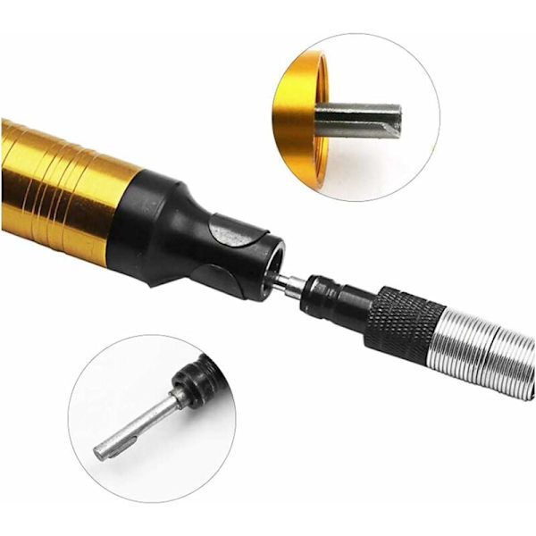 6mm Flexibel axel roterande verktyg med 0,5-6,5 mm nyckelchuck elektrisk slipmaskin