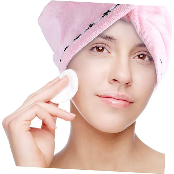 6 st duschmössa torrt hår mössa snabb torkning bad handdukar snabb torkning handduk hijab för dusch hår handduk bad insvept mössa dusch huvudbonad fiber kvinnor torrt hår hatt slips，24*64cm，ljusblå ljusrosa