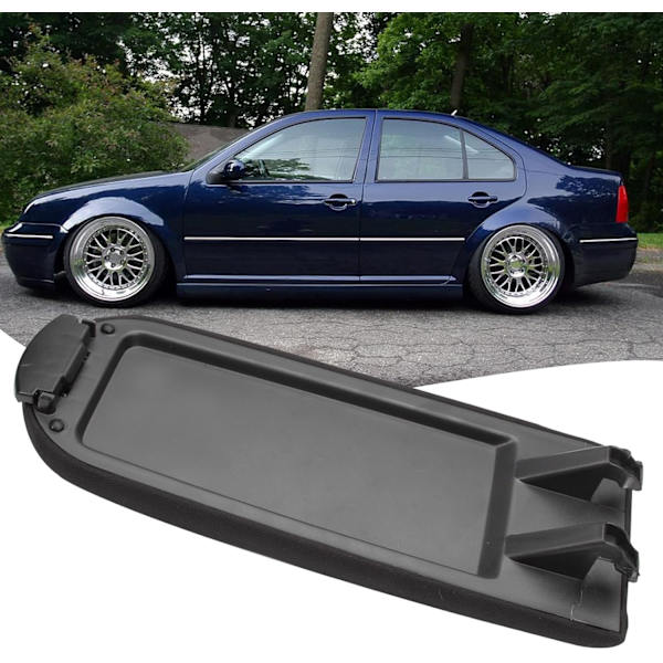 Midterkonsoll Armlæn Dæksel Kompatibel med VW Jetta Bora Golf MK4 Polo Skoda Octavia Passat B5 Sort Stof Polstring