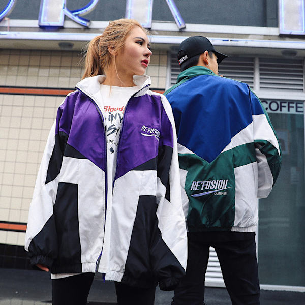 College Style Varsity Jacket Menn Vår Brev Broderi Bomber Jakke Cas