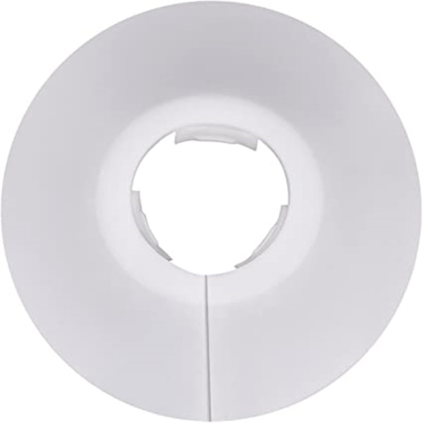 12 stk rørdeksel, rørdeksel VVS-klemme radiator, radiatorhylse for rørrosett hvit diameter 15 mm (hvit)