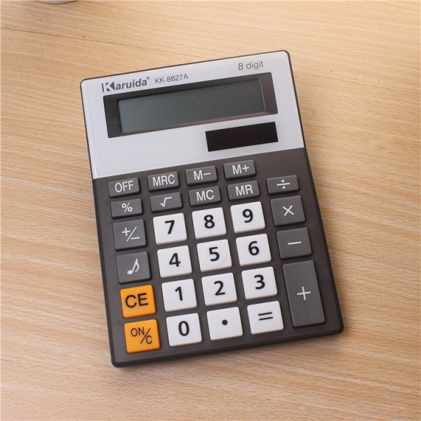Kalkylator, Skrivbordskalkylator 8-siffrig elektronisk kalkylator med pipljud