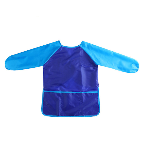 Vanntett barnekunstbluse Barnemaling Baking Cooking Apron med 3 romslige