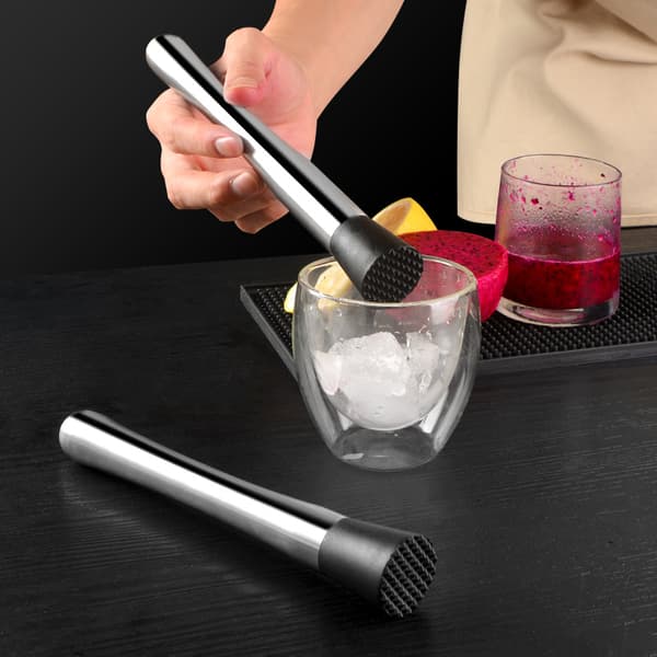 8\" Lang Cocktail Muddlers i rustfritt stål