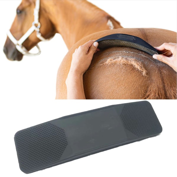 Shedding Grooming Massage Borste,Multi-Functional Horse Brush Hårborttagning B