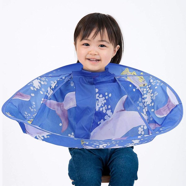 Barn Barber Cape For Kid Frisyr Paraply Hair Catcher Cutting Cape