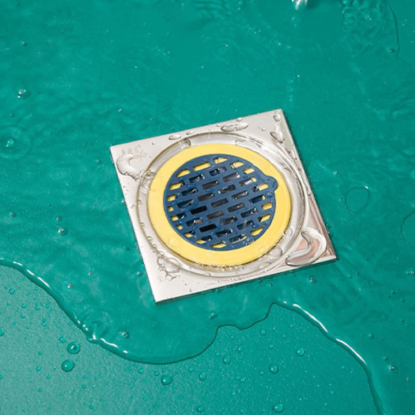 2 st Anti-backflow Duschbrunn för Badrum och Kök, Blå, 7.5*7.8cm