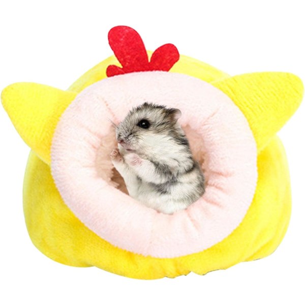 Varmt Hamster Bed | Vinter Marsvin Bed Hideout | Mini Pindsvin, 13X12X9CM