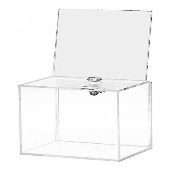 Akryl Donation Box - Kasse til Afstemning, Velgørenhed, Afstemninger, Undersøgelser