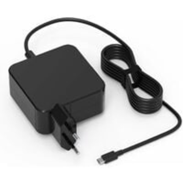 65W USB C Lader Type C Strømadapter for MacBook Pro/Air, Lenovo Thinkpad, HP Chromebook, ASUS, Acer, Huawei Matebook