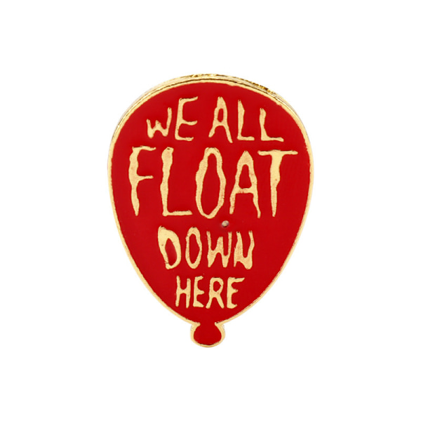 Vi flyder alle ned her Hard Enamel Pin Badge